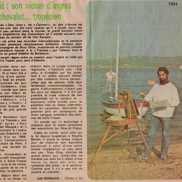 article sur l'artiste